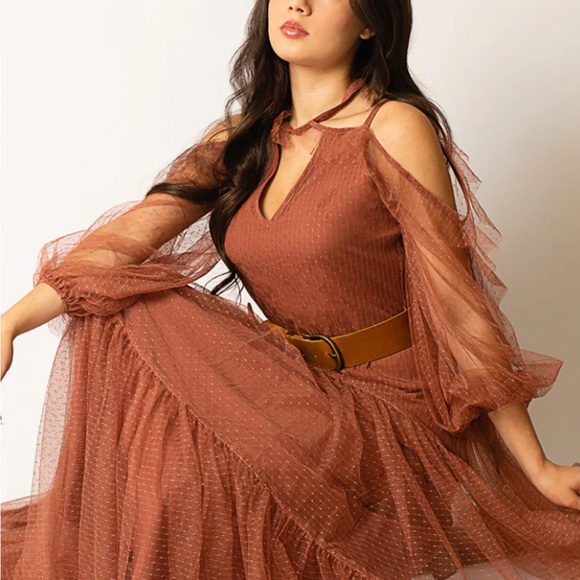 Joyfolie Dresses & Skirts - Joyfolie - Malani Dress in Rosette